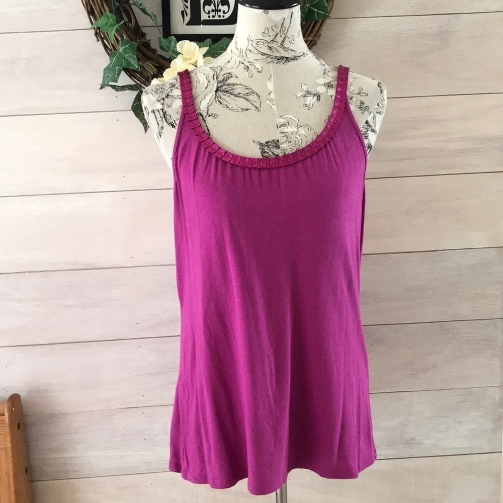 *new York & Co Purple Tank Top XL